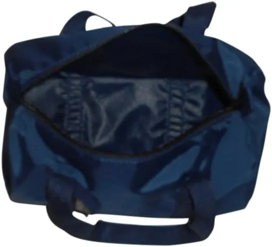 Duffle Bag Small Nylon Perfect for Work, Camping, beach Water Resistant Made in USA. (Navy)