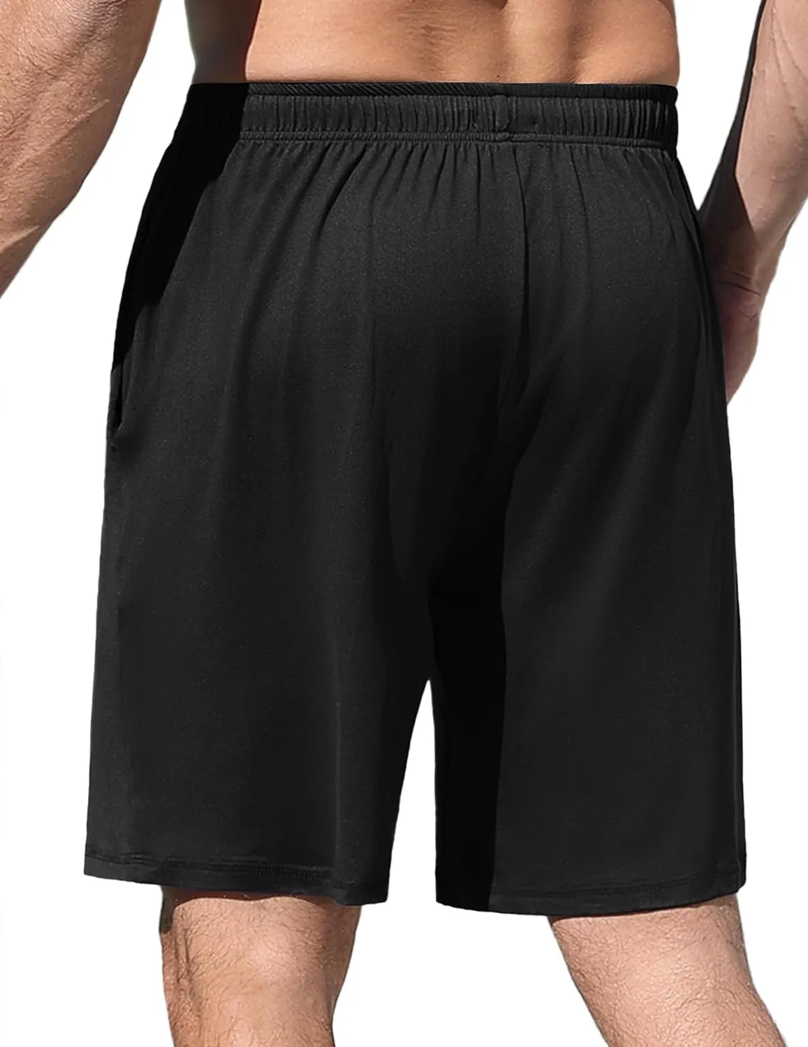 Ekouaer Men's Pajama Shorts Soft Sleepwear Bottoms Elastic Waistband Loungewear