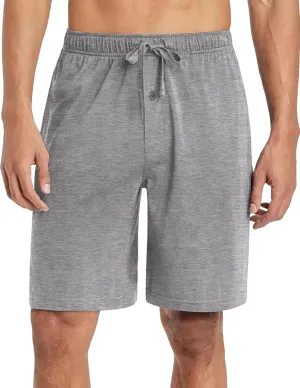 Ekouaer Men's Pajama Shorts Soft Sleepwear Bottoms Elastic Waistband Loungewear
