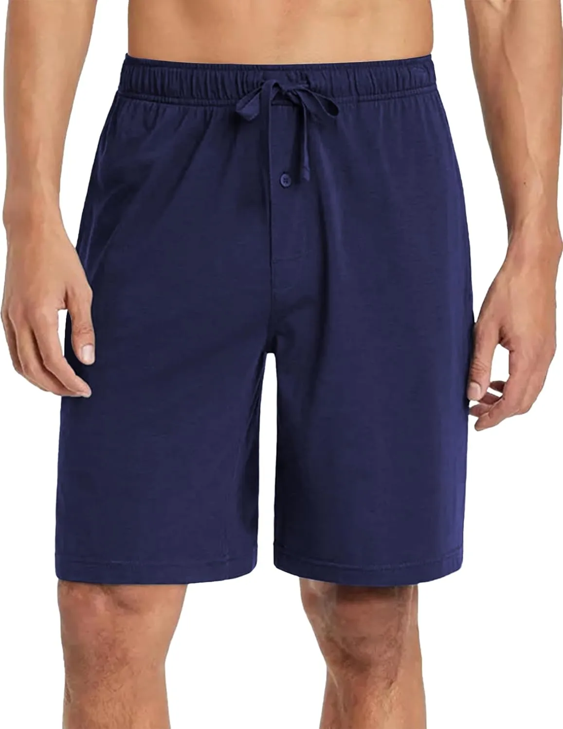 Ekouaer Men's Pajama Shorts Soft Sleepwear Bottoms Elastic Waistband Loungewear