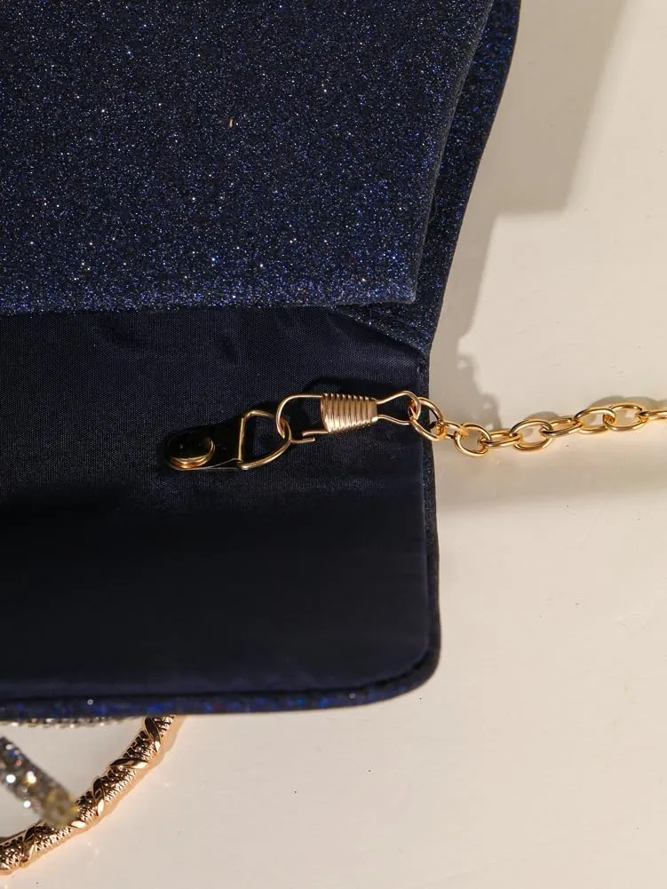 Evening Clutch Purses Women Sparkly Bow Evening Handbags Crossbody Clutch Purse Shoulder Bag Wedding Party Prom