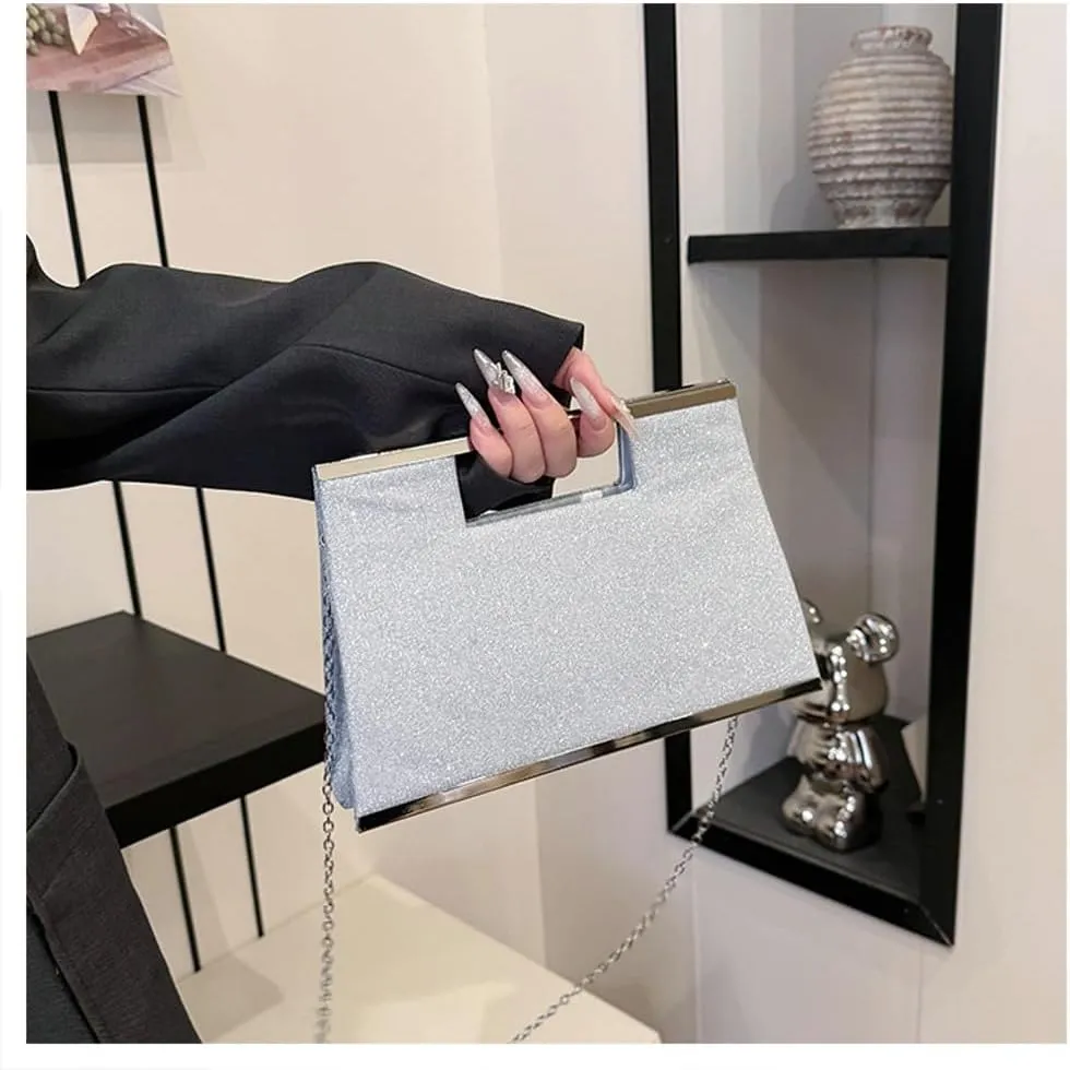 Evening Clutch Purses Women Sparkly Evening Handbags Crossbody Clutch Purse Trendy Shoulder Bag Wedding Party Prom