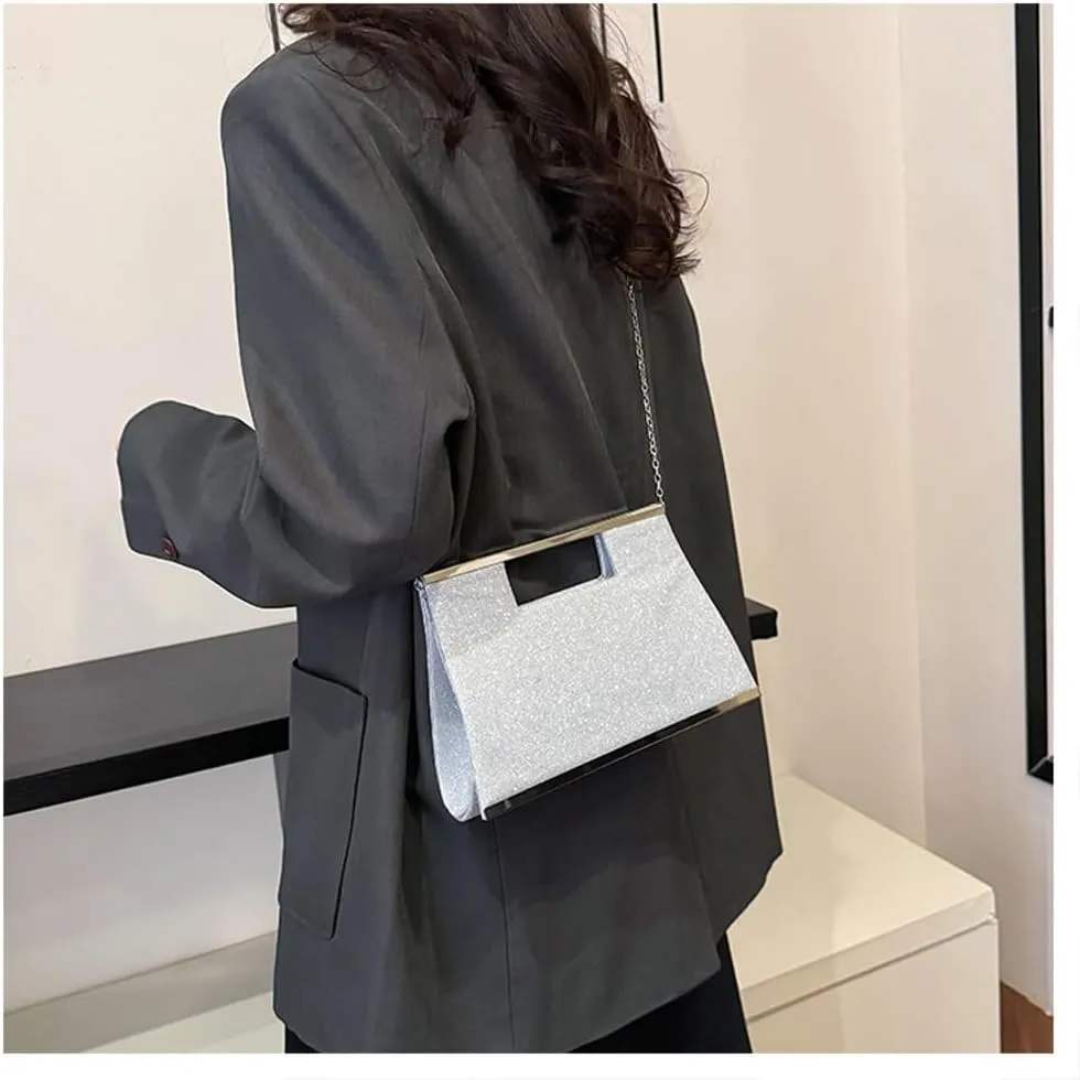 Evening Clutch Purses Women Sparkly Evening Handbags Crossbody Clutch Purse Trendy Shoulder Bag Wedding Party Prom