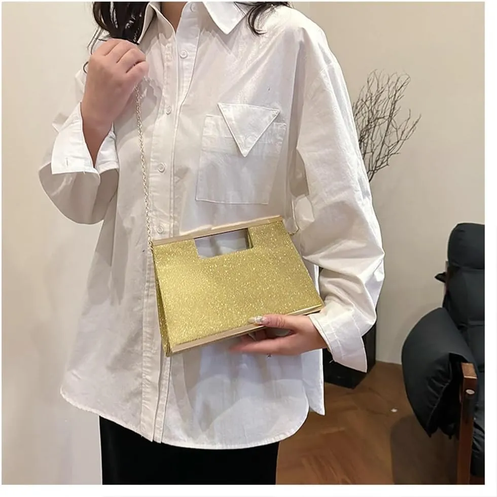 Evening Clutch Purses Women Sparkly Evening Handbags Crossbody Clutch Purse Trendy Shoulder Bag Wedding Party Prom