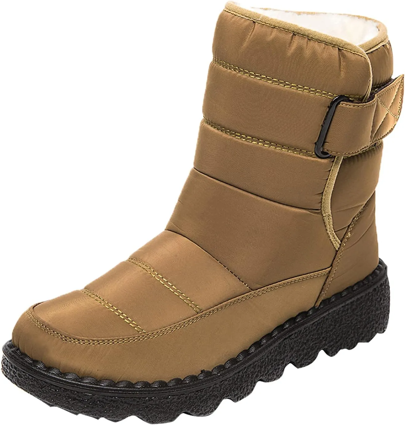 Extra Wide Width Snow Boots for Women Womens Winter Snow Boots 2023 Winter Boots Women Size 8 Slip on Women Work Boots Waterproof Slip Resistant Botas De Trabajo Para Mujer En El Frio