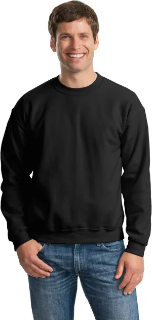 Gildan Activewear 50/50 Crewneck Sweatshirt, 3XL, Black