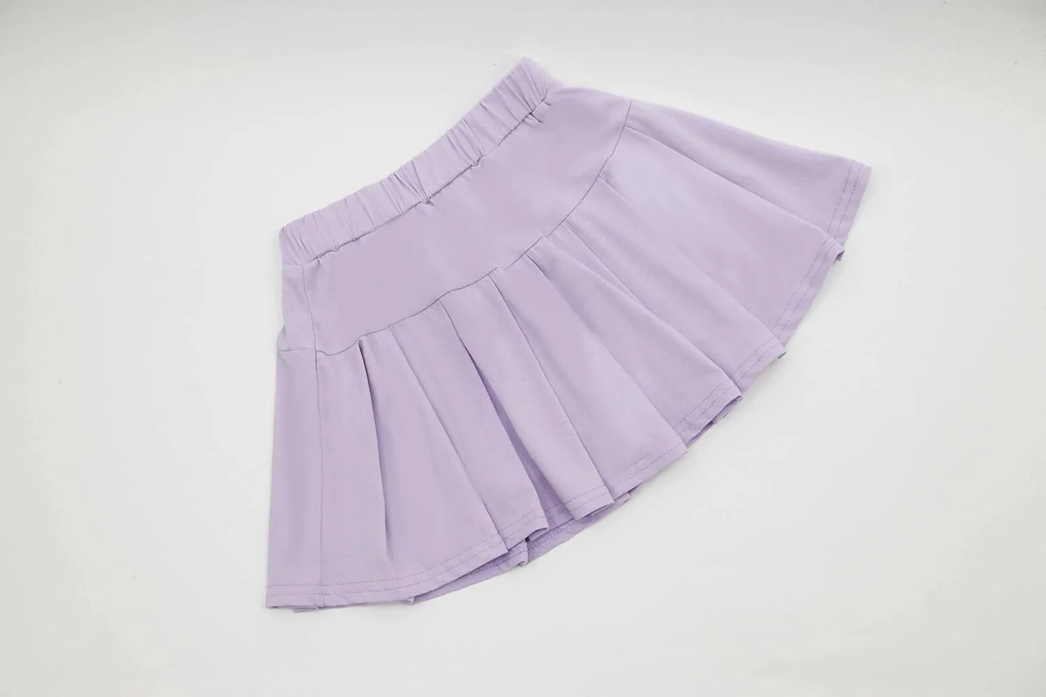 Girls Athletic Skort Golf Tennis Running Skirt Solid Activewear for Toddler 2-7Years