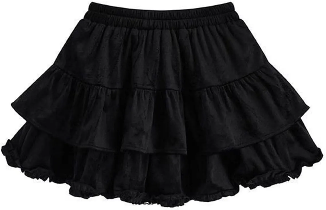 Girls Skort for Girl Mini Short Kawaii Pleated Cheerleader Cosplay Basic Skorts 2025 Y2K