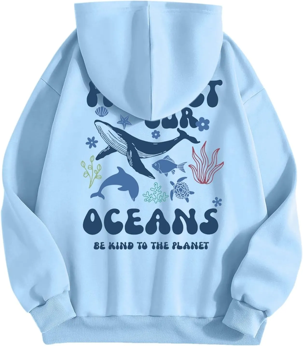 Graphic Crewneck Sweatshirts Women Pullover Ocean Beach Sunset Hoodie - Ocean Beach Hoodie Aesthetic