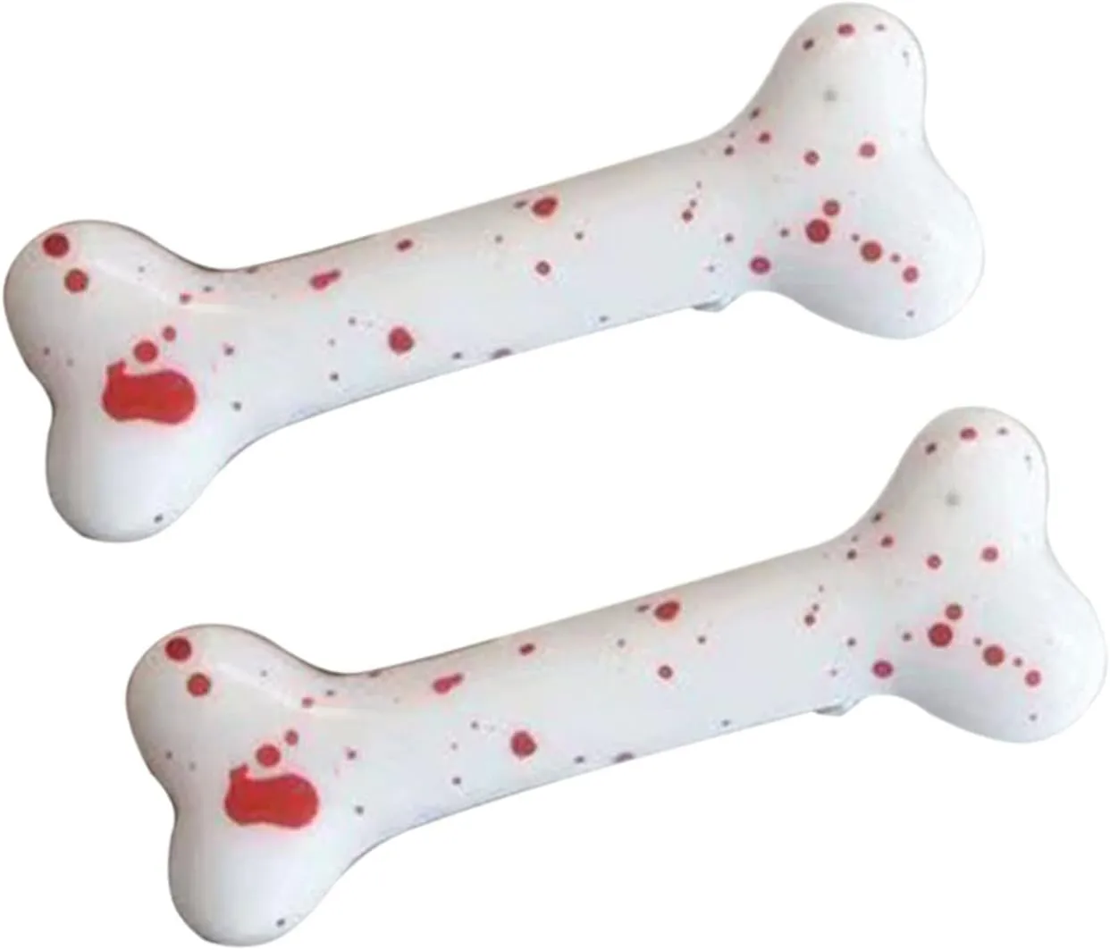 Halloween Dog Bone Hair Clip Plastic Bone Hairpin Hair Barrettes Y2K Hair Accessories Gothics Hair Pins For Teen Girls Plasti
