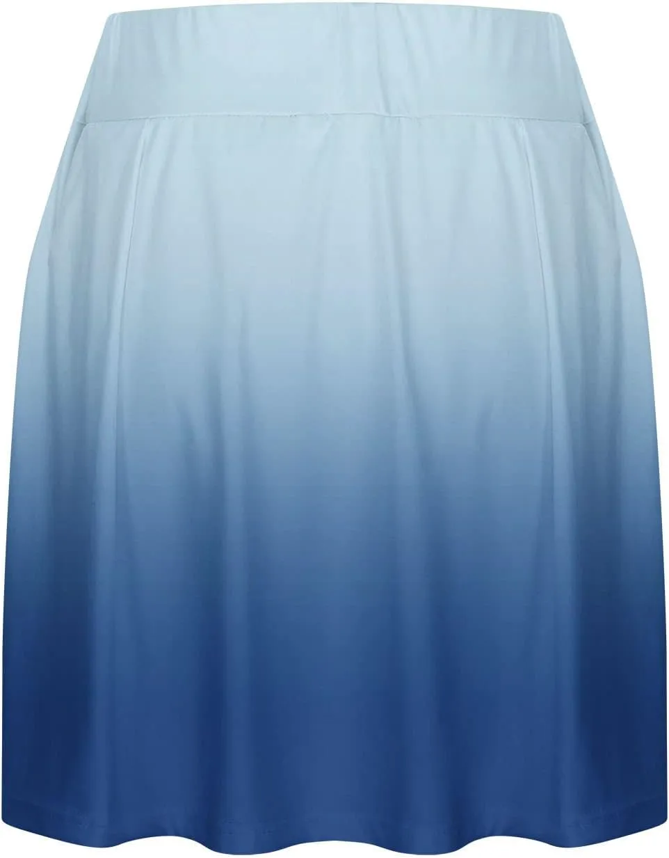 hlysgo Women's Athletic Workout Tennis Skorts Summer Trendy Tie-Dye Print High Waist Flowy Mini Skirt with Inner Shorts