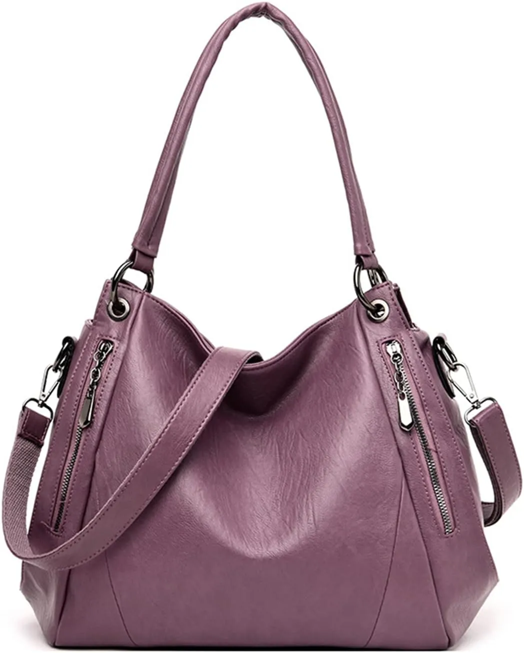 Hobo Bags for Women Leather Purses and Handbags Large Hobo Purse Shoulder Bags with Adjustable Shoulder Strap