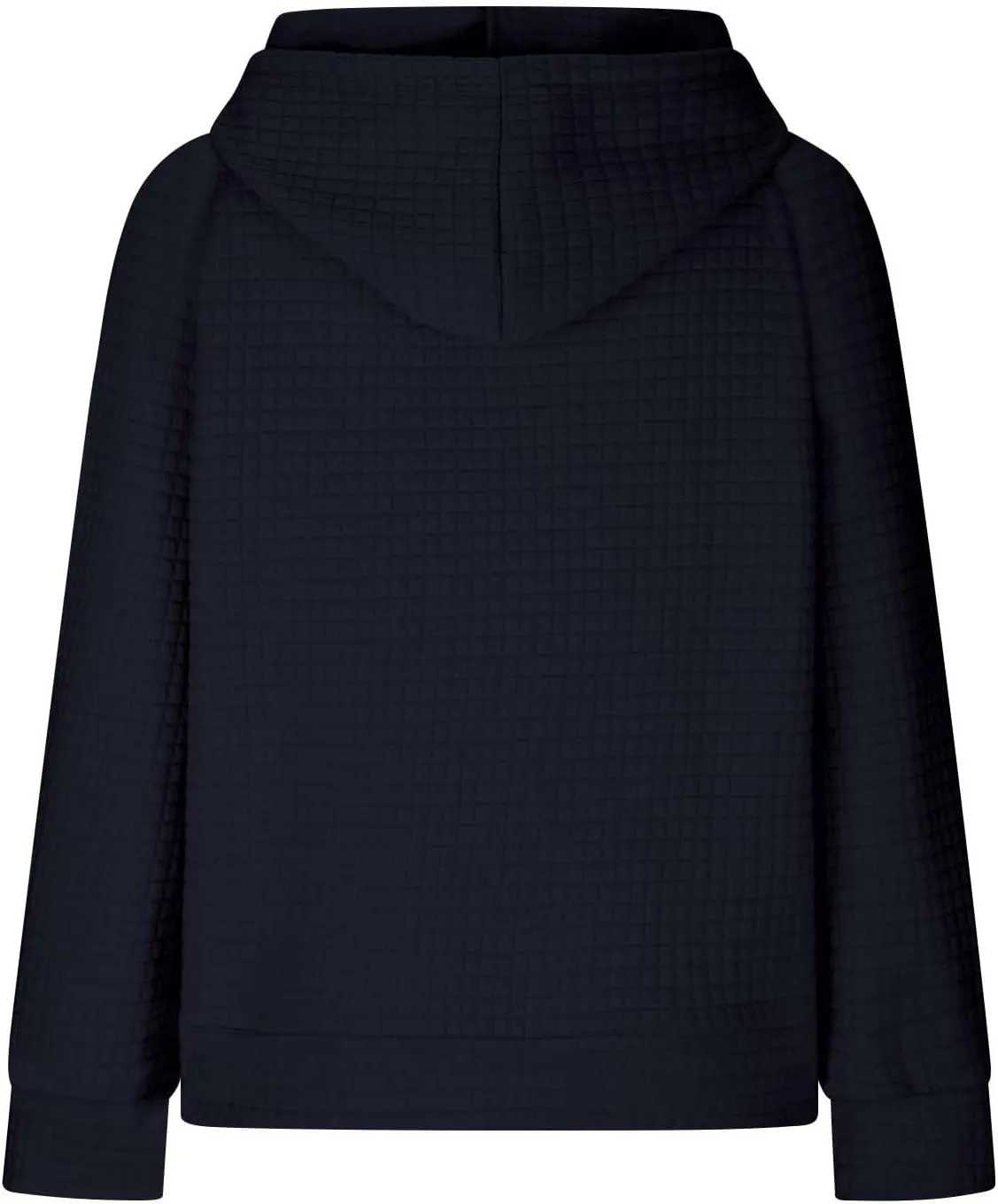 Hoodies for Women Long Sleeve Waffle Knit Sweatshirt Oversized Drawstring Hoodie Loose Hoodie Sweatshirt with Pocket