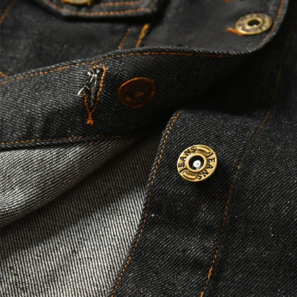 IDOPIP Toddler Kid Baby Boys Girls Denim Jacket Long Sleeve Button Down Jeans Coat Cowboy Overcoat Hoodie Casual Outwear