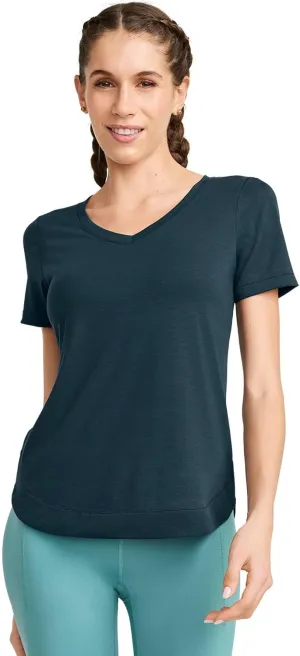 Jockey Women's Activewear EVERACTIVE V-Neck Tee