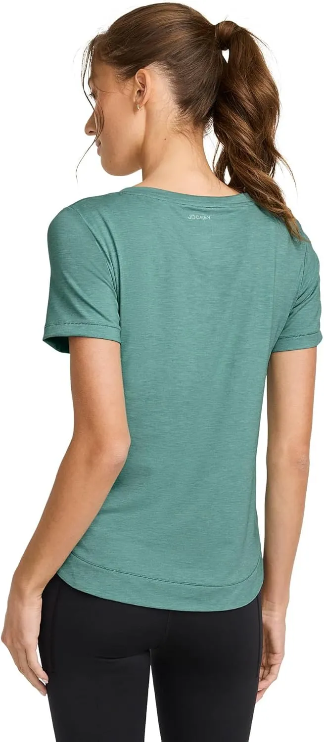 Jockey Women's Activewear EVERACTIVE V-Neck Tee