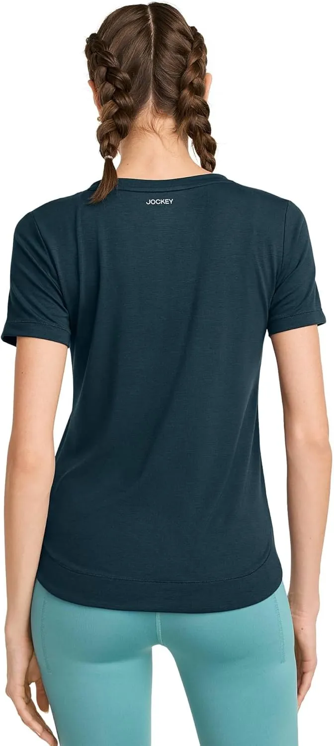 Jockey Women's Activewear EVERACTIVE V-Neck Tee