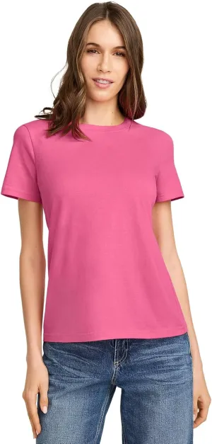 Jockey Women's Activewear Organic Cotton Stretch Short Sleeve Tee