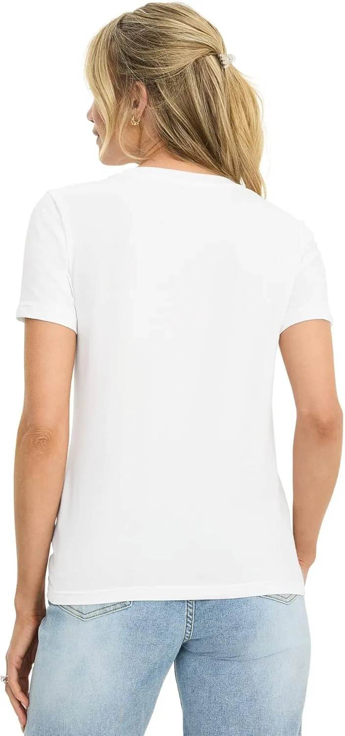 Jockey Women's Activewear Organic Cotton Stretch Short Sleeve Tee