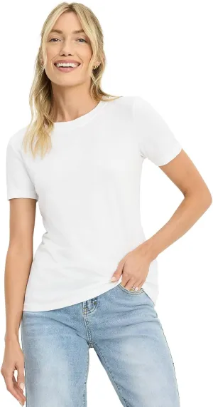 Jockey Women's Activewear Organic Cotton Stretch Short Sleeve Tee