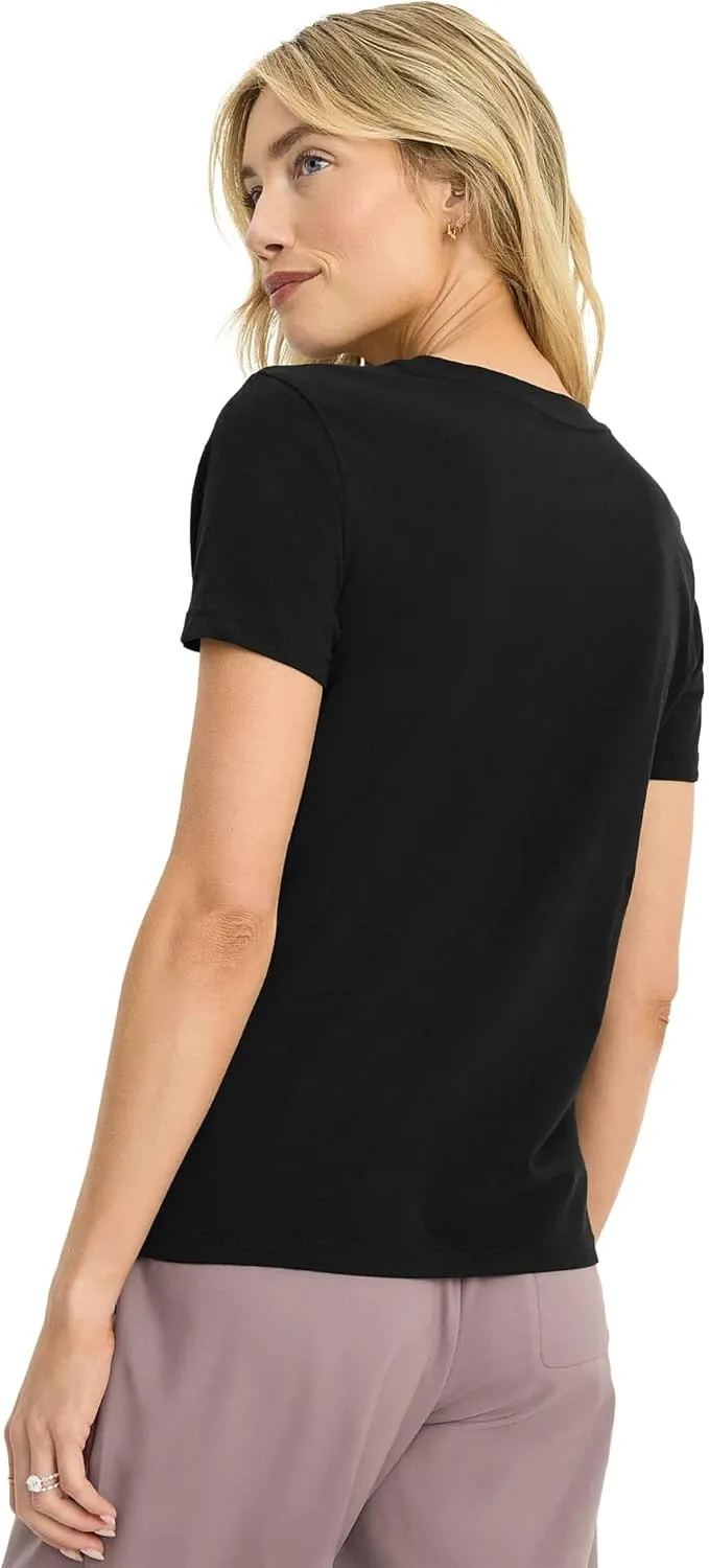Jockey Women's Activewear Organic Cotton Stretch Short Sleeve Tee