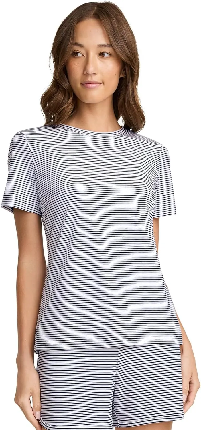 Jockey Women's Activewear Organic Cotton Stretch Short Sleeve Tee