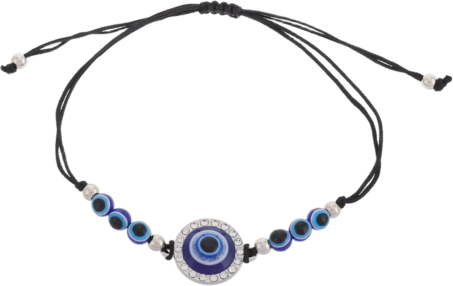 KESYOO Handmade Evil Eye Beaded Bracelet for Women and Men Retro Charm Wristband Unique Protective Amulet Jewelry Versatile Fashion Accessory for Halloween and Daily Wear