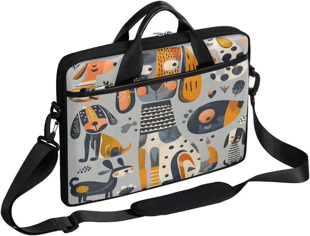 Laptop Shoulder Bag Computer Bag 13-15 Inches Laptop Carrying Case with Shoulder Strap for Women Men