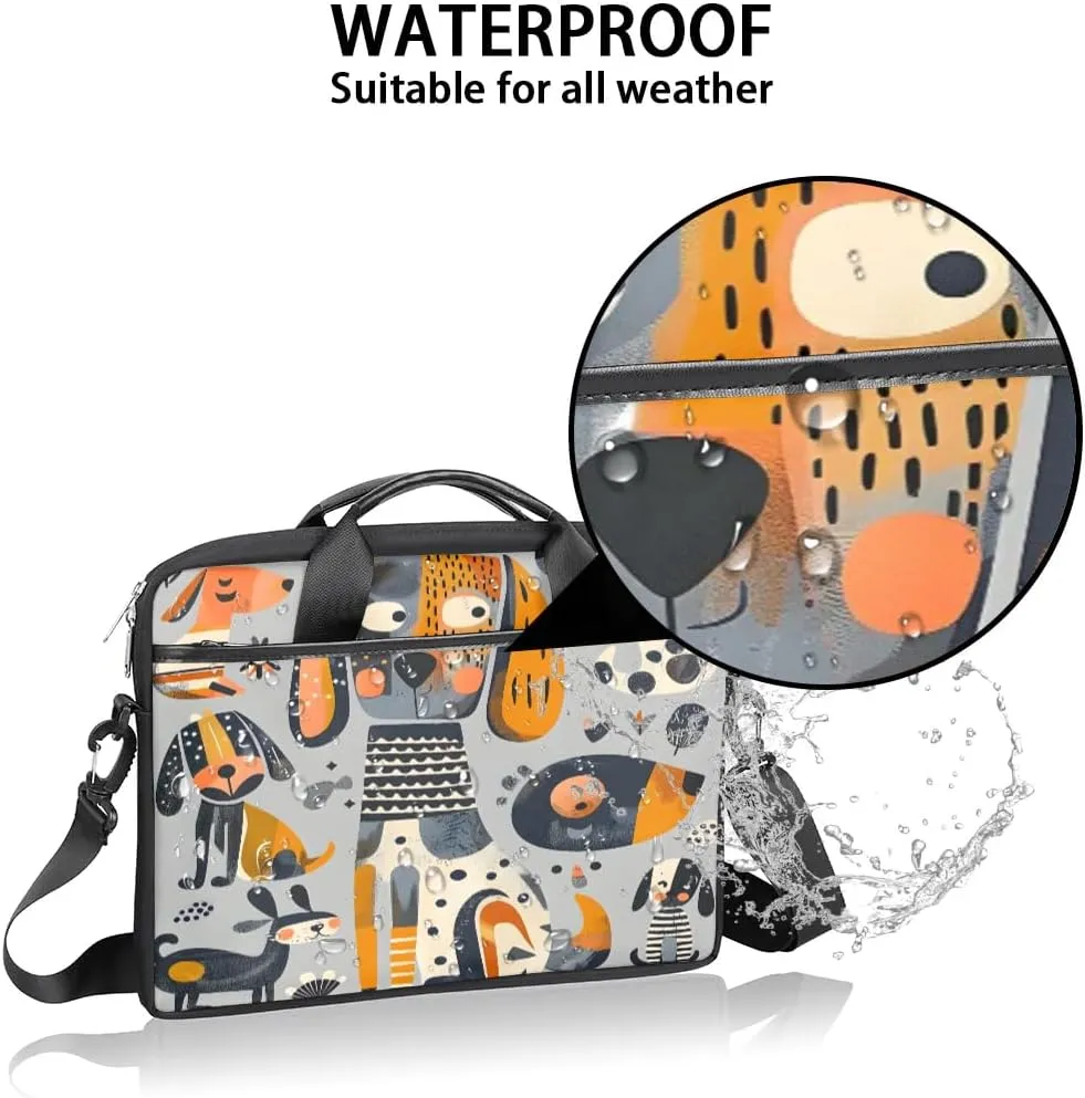 Laptop Shoulder Bag Computer Bag 13-15 Inches Laptop Carrying Case with Shoulder Strap for Women Men