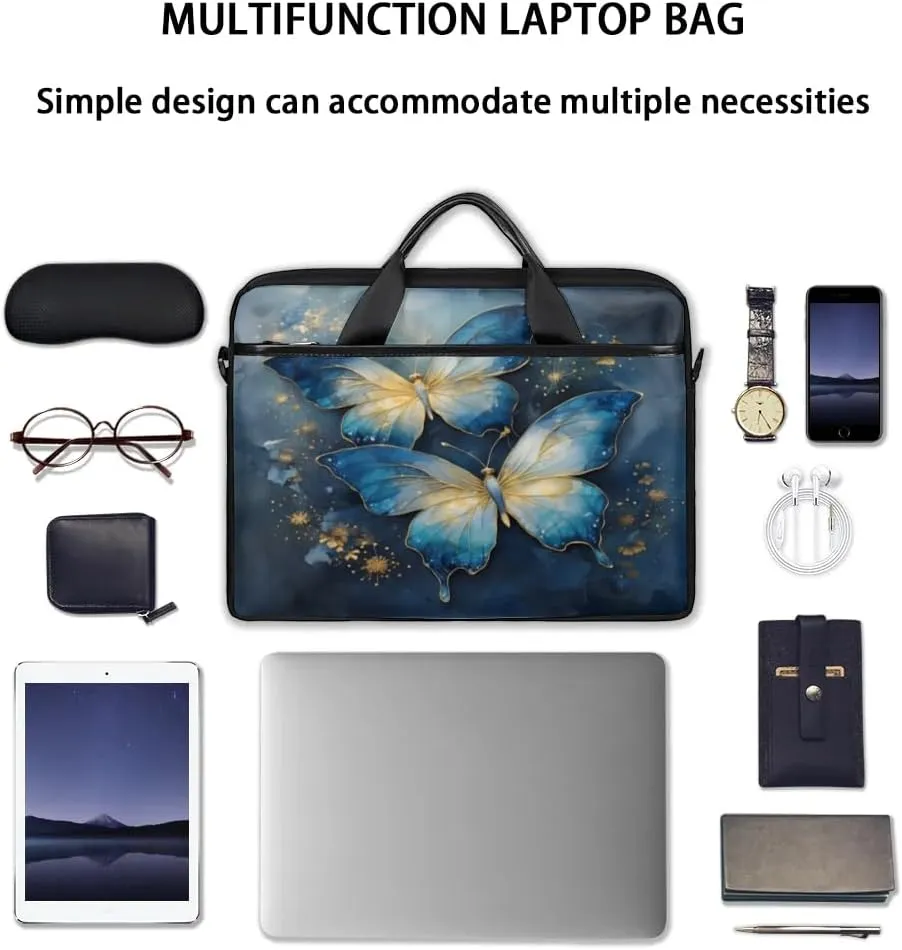 Laptop Shoulder Bag Computer Bag 13-15 Inches Laptop Carrying Case with Shoulder Strap for Women Men