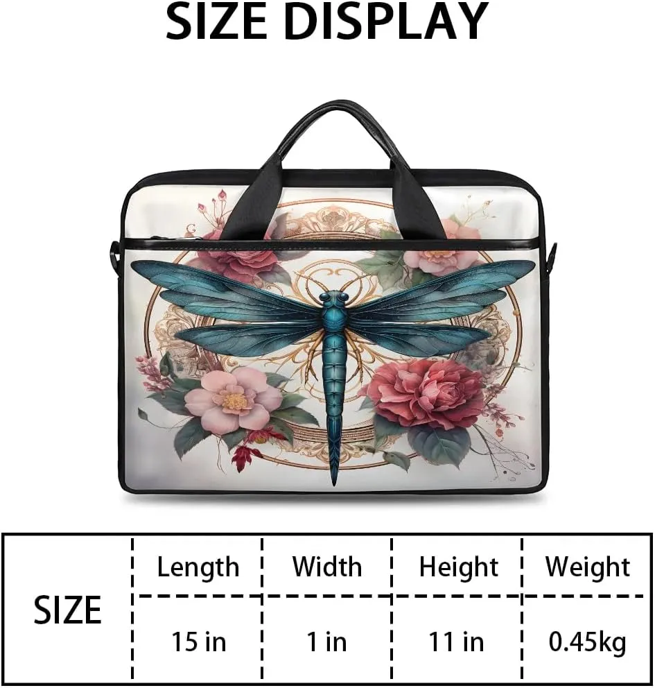 Laptop Shoulder Bag Computer Bag 13-15 Inches Laptop Carrying Case with Shoulder Strap for Women Men