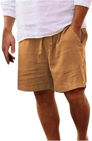LCMTWX Basketball Shorts Men Summer Cotton Men's and Shorts Casual Men's Pants Man Shorts Men's Flat Front Mens Elastic