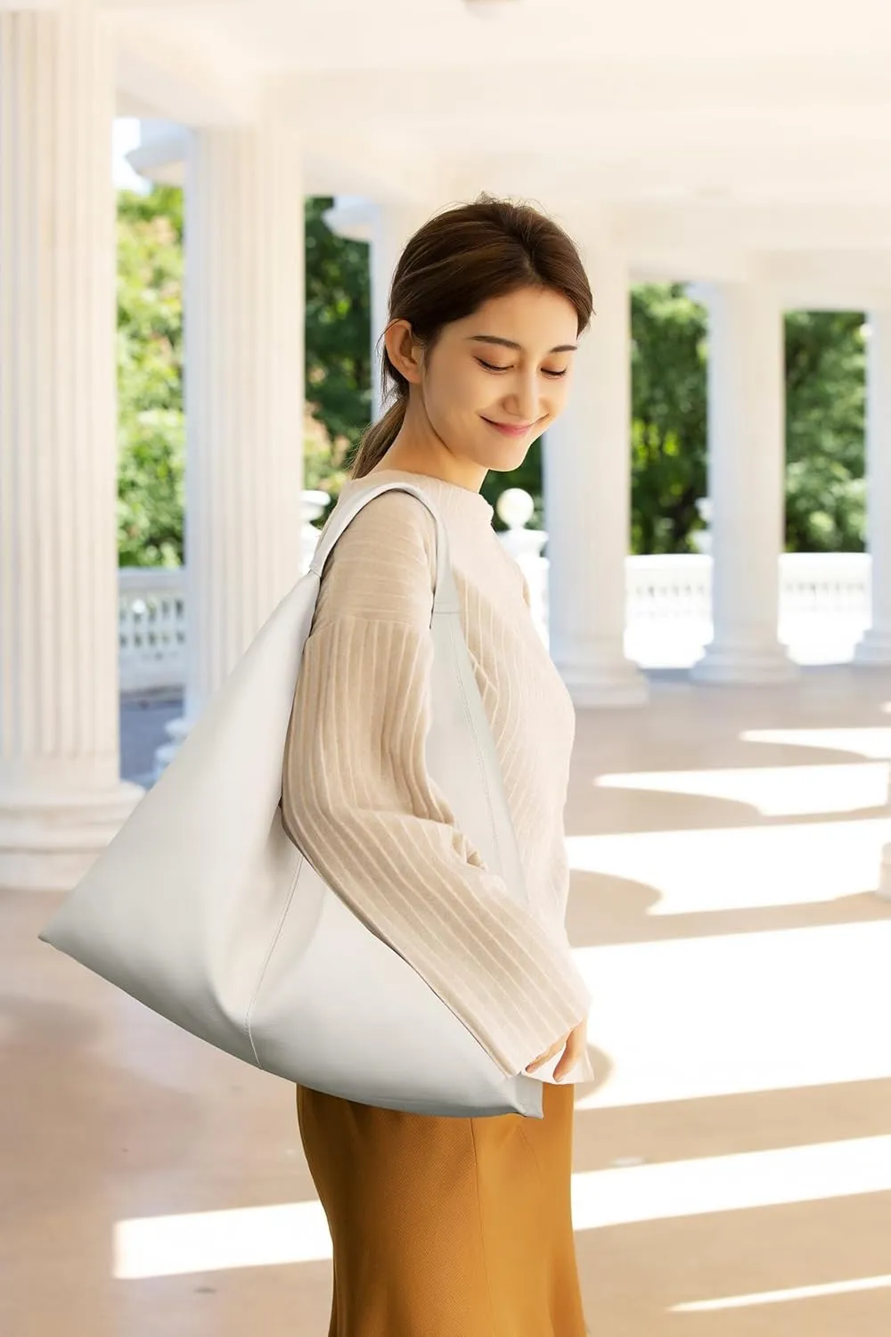 Leather Tote Bag, Oversized Hobo Bags, Large Tote Bag for Women Work, Vegan Leather Handbags Travel
