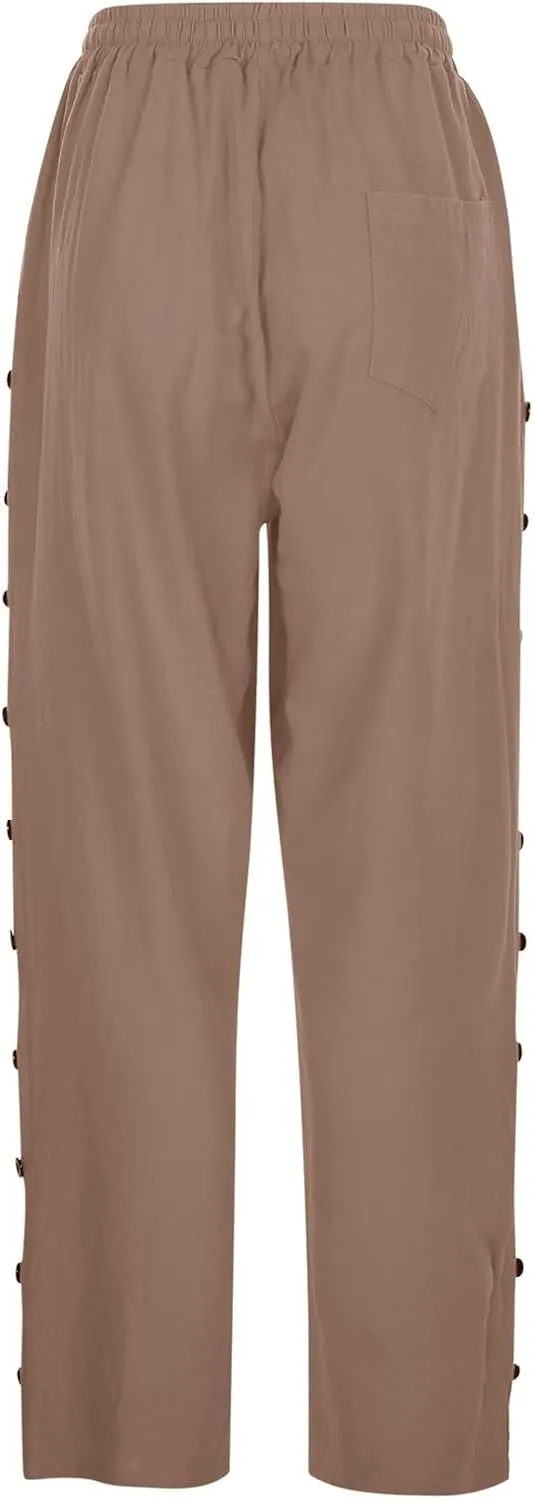 Linen Pants Women Petite Linen Pants for Women Lightweight Linen Pants Women Linen Work Pants Women