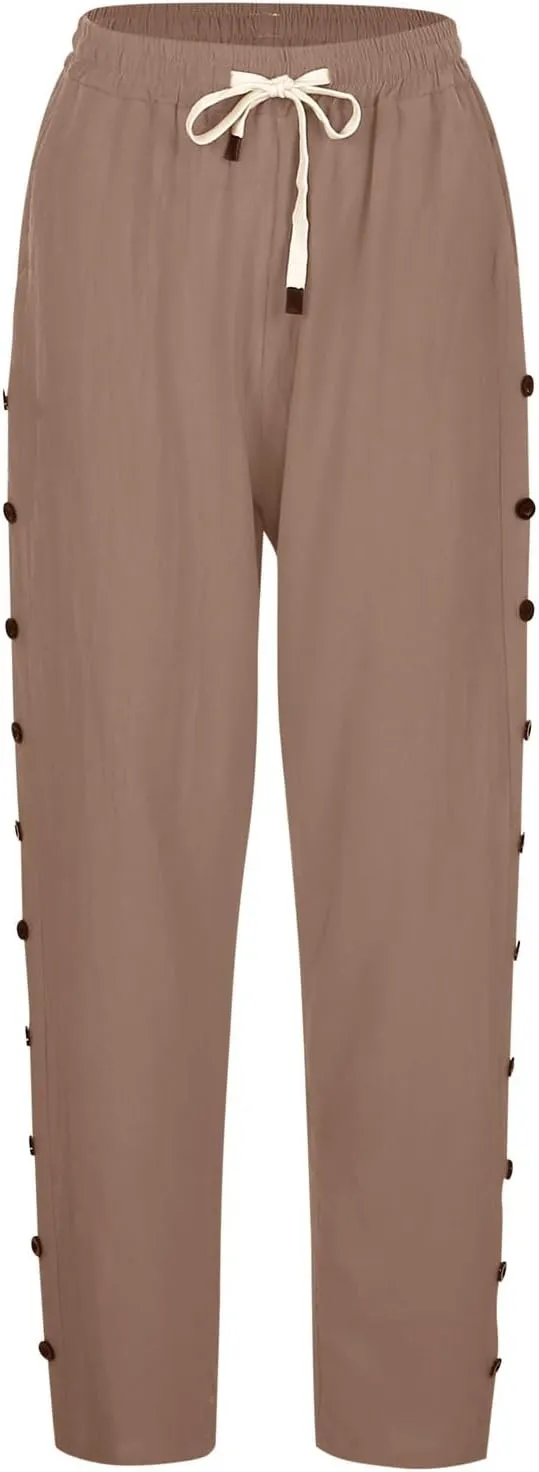 Linen Pants Women Petite Linen Pants for Women Lightweight Linen Pants Women Linen Work Pants Women