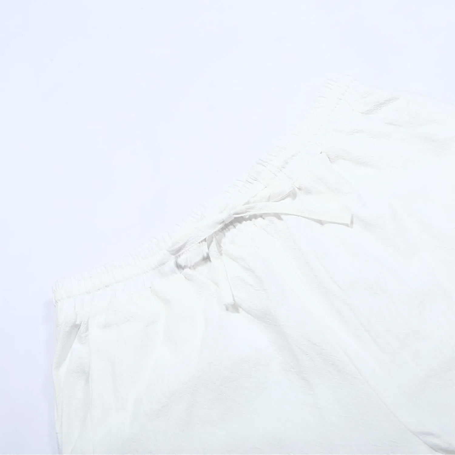 Linen Pants Women Summer High Waist Elastic Side Button Straight Leg Lounge Pant Casual Lightweight Beach Trousers