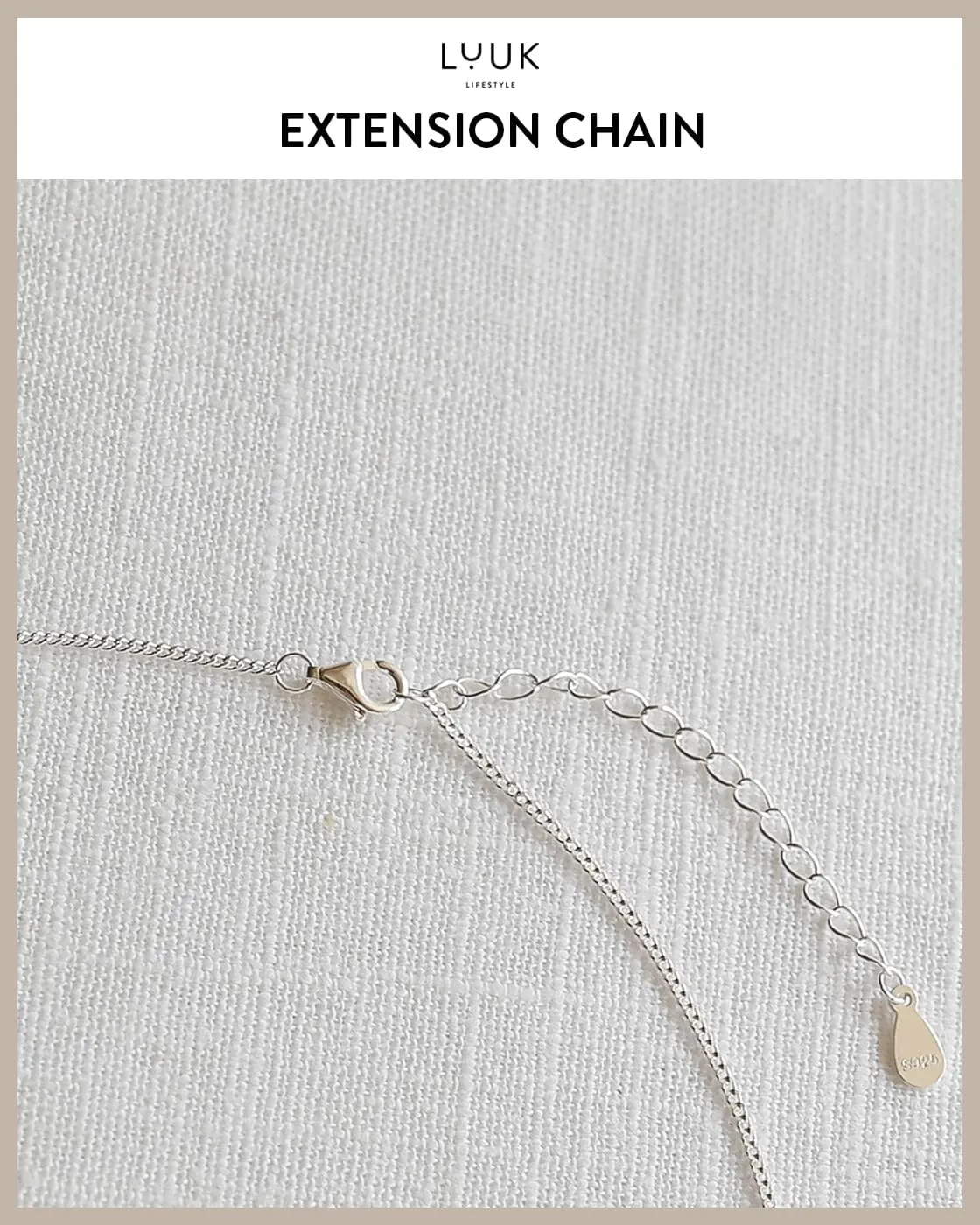 LUUK LIFESTYLE 925 sterling silver filigree necklace for women with pendant, trendy feminine jewelry for everyday life, adjustable length, 19?? gift idea for her, gift card, silver, gold, and rosgold