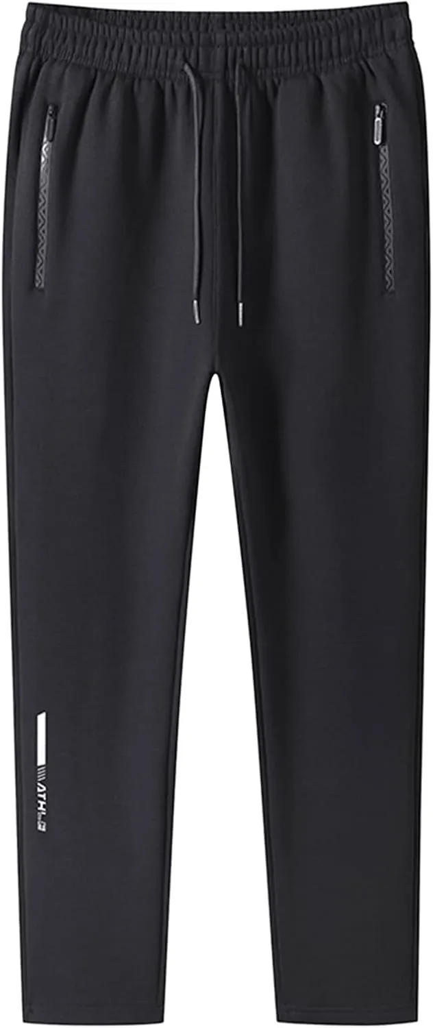 Men Pants Casual Fashion Joggers Workout Sweatpants Comfort Fit Elasticated Stretch Waist Lounge Pant