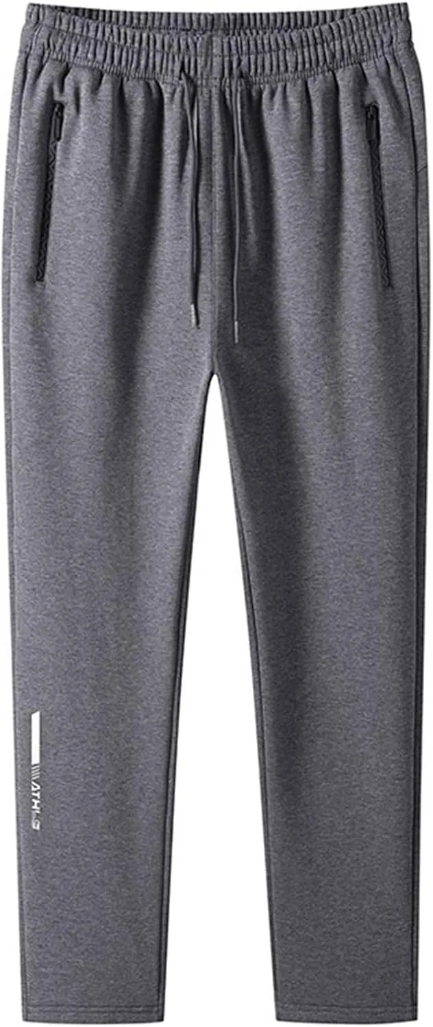 Men Pants Casual Fashion Joggers Workout Sweatpants Comfort Fit Elasticated Stretch Waist Lounge Pant
