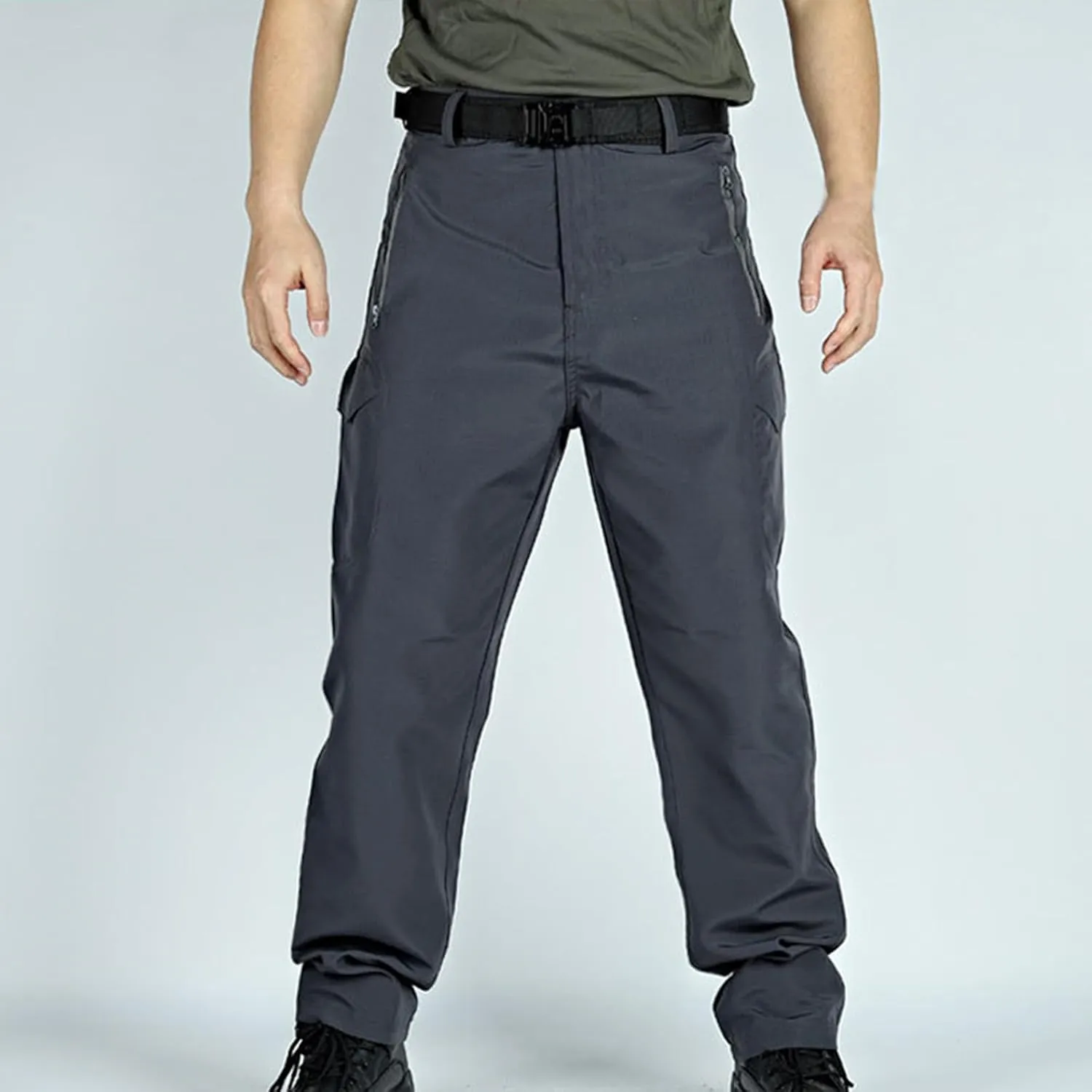Men's Athletic Chinos Slim Fit Bottoms for Gym Workout Stretch Joggers Breathable Daily Activewear
