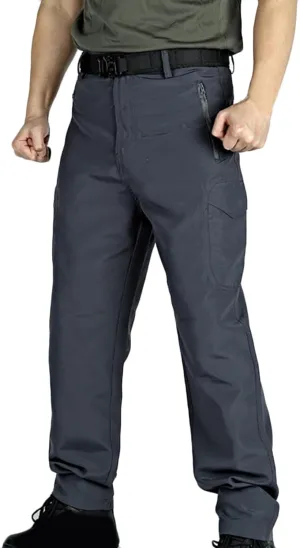Men's Athletic Chinos Slim Fit Bottoms for Gym Workout Stretch Joggers Breathable Daily Activewear