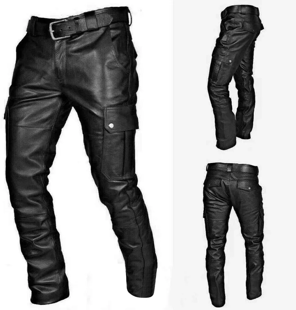 Mens Cargo Combat Work Pant Gym Sports Yoga Joggers Lightweight Sweatpants Baggy Pant Waist Chino Pants