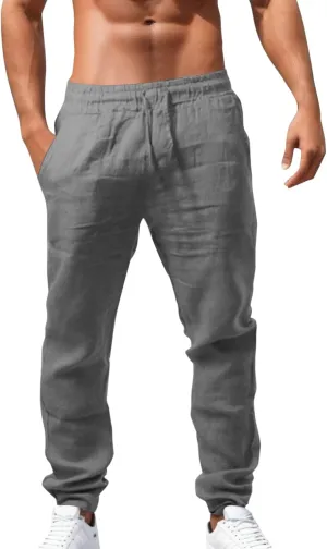 Men's Cargo Combat Work Pant Outdoor Joggers Soft Sweat Pants Straight Leg Pant Track Lounge Pants