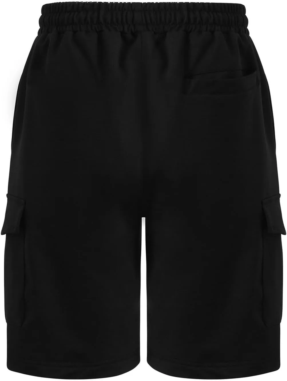 Mens Cargo Shorts Elastic Waistband Multi Pockets Casual Work Shorts for Men Loose Fit Lightweight Gym Workout Running Shorts