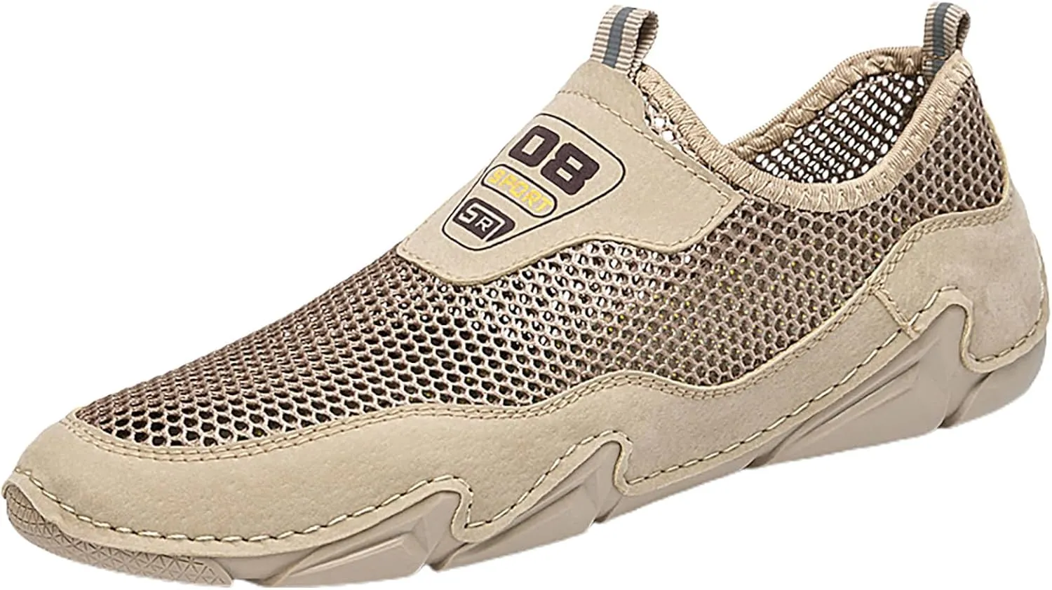 Men's Casual Sandals Closed Toe Comfortable Mesh Outdoor Fisherman Shoes Lightweight Walking Sandals for Male