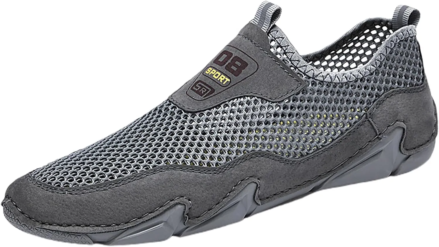 Men's Casual Sandals Closed Toe Comfortable Mesh Outdoor Fisherman Shoes Lightweight Walking Sandals for Male