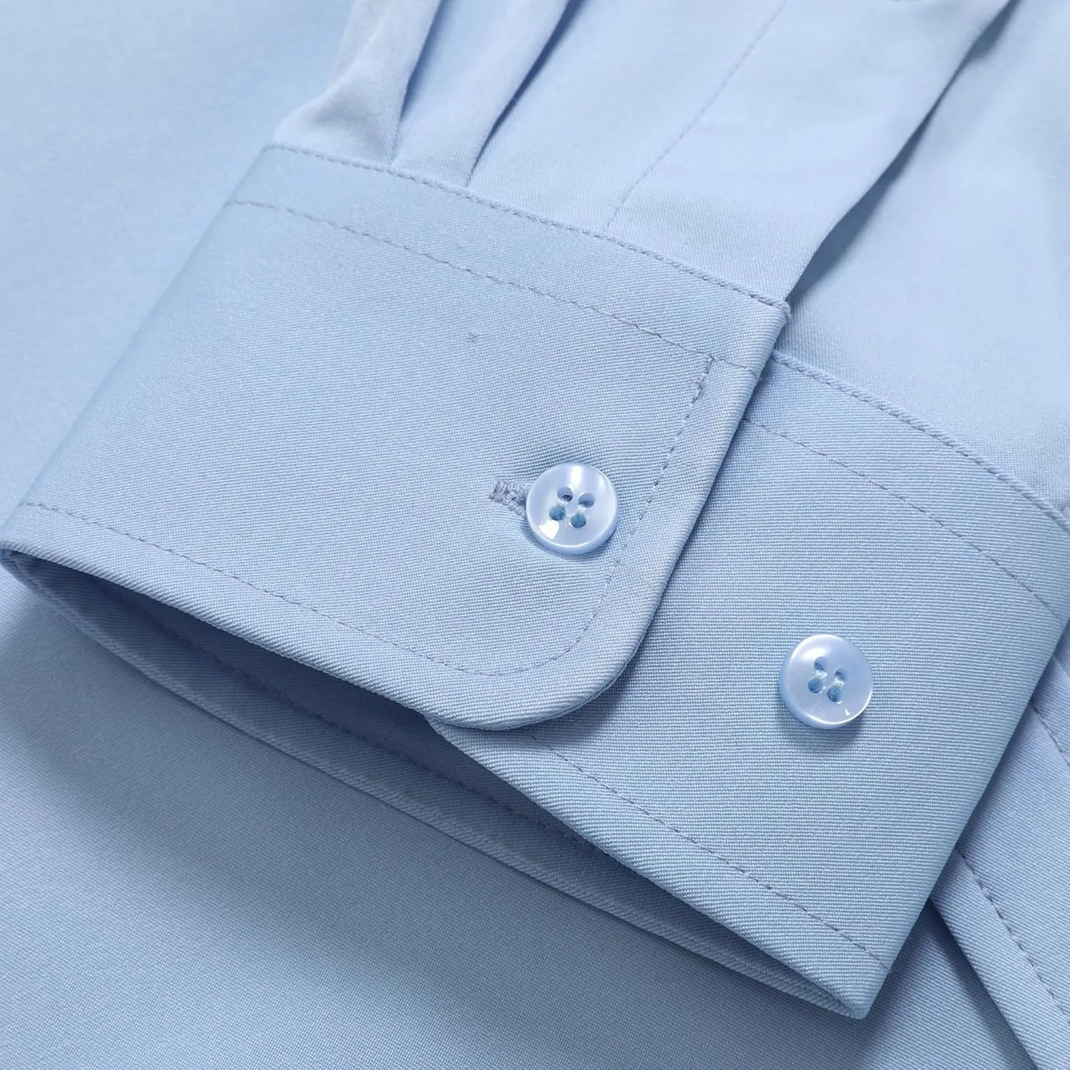 Men's Dress Shirts Stretch Wrinkle Free Formal Long Sleeve Shirts Business Casual Button Down Shirt