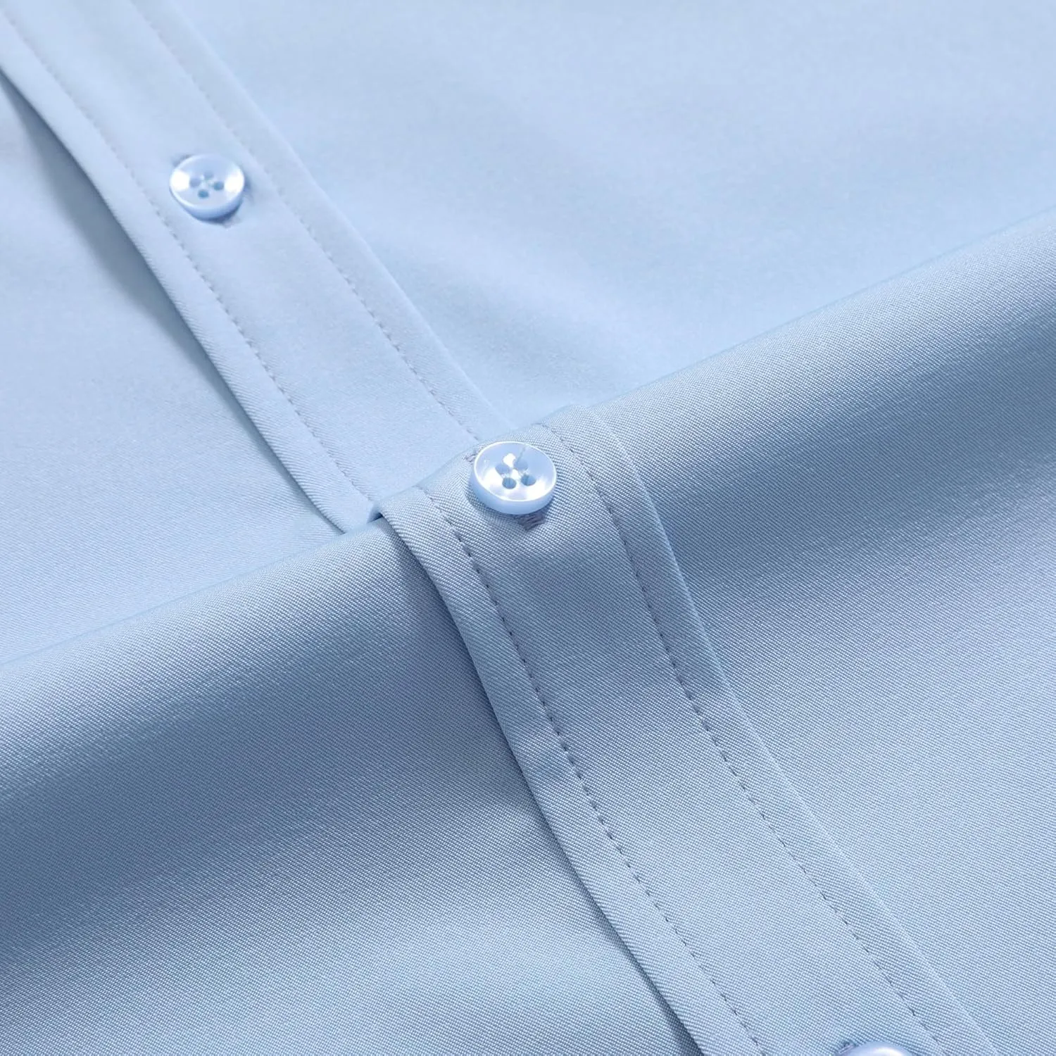 Men's Dress Shirts Stretch Wrinkle Free Formal Long Sleeve Shirts Business Casual Button Down Shirt