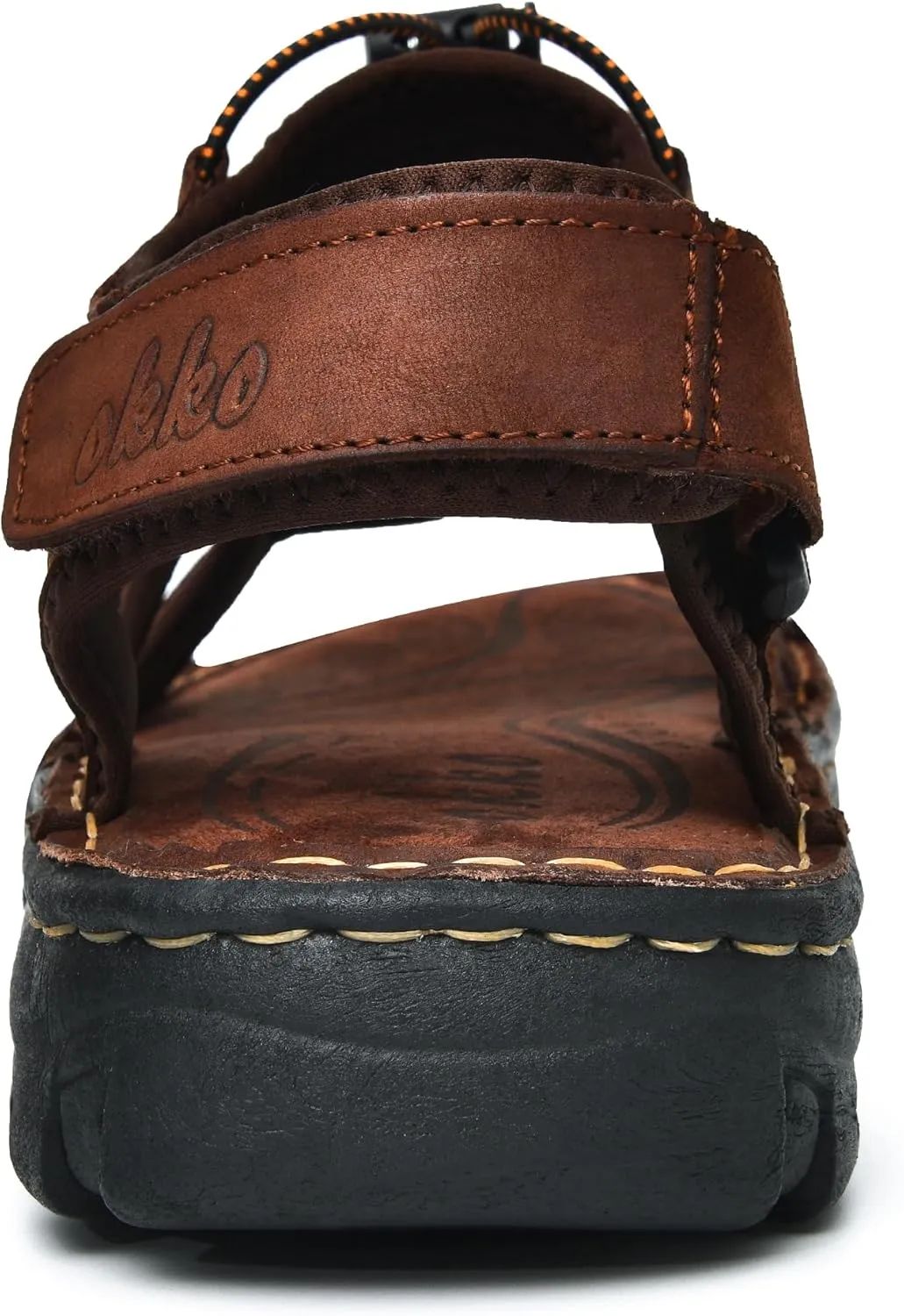 Mens Leather Sandals Open Toe Athletic Fisherman Sandal Casual Summer Outdoor Shoes for Men