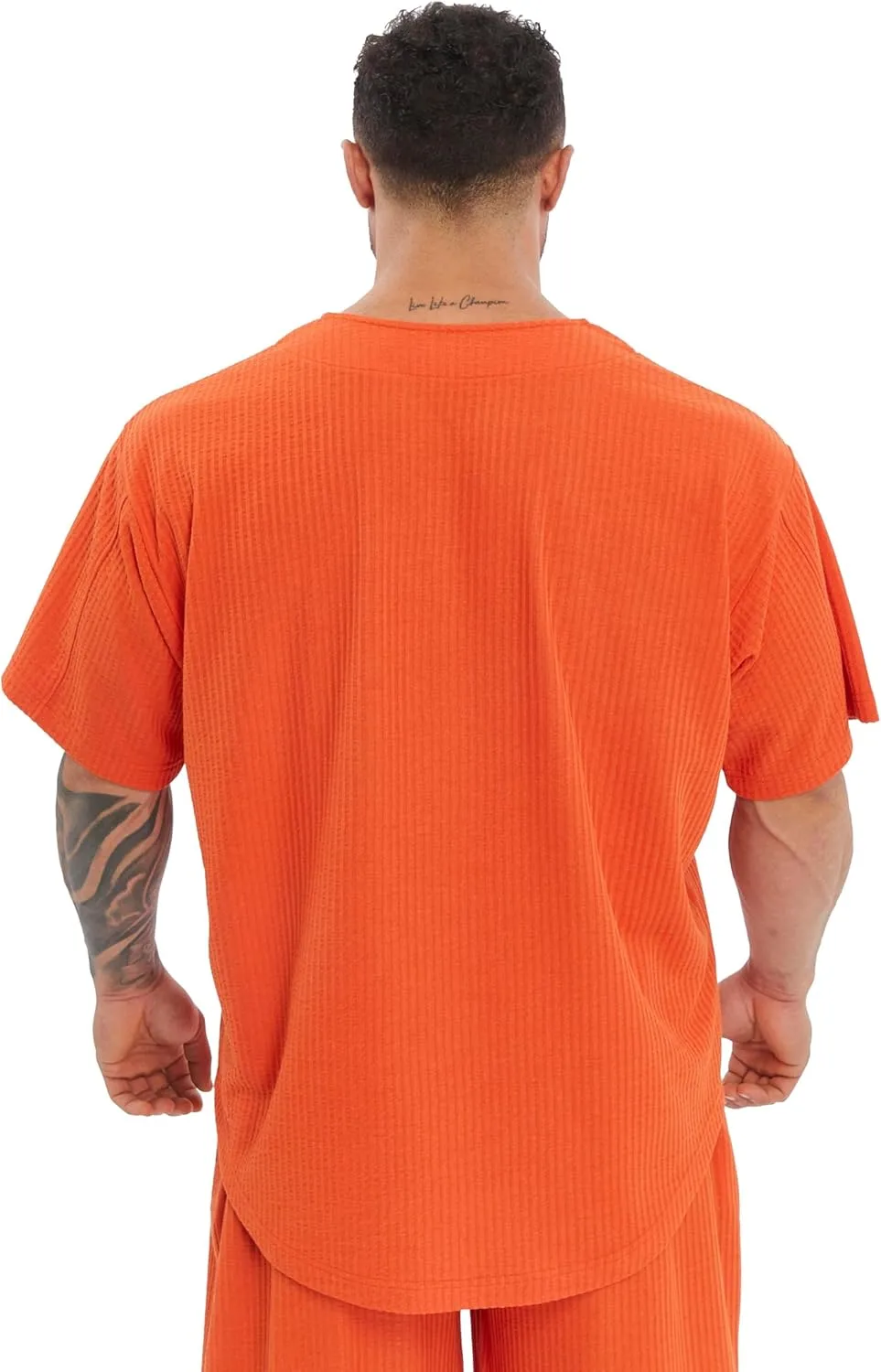 Men's Oversize T-Shirt | Bodybuilding, Cardio Rag Top Activewear Short Sleeve Tee